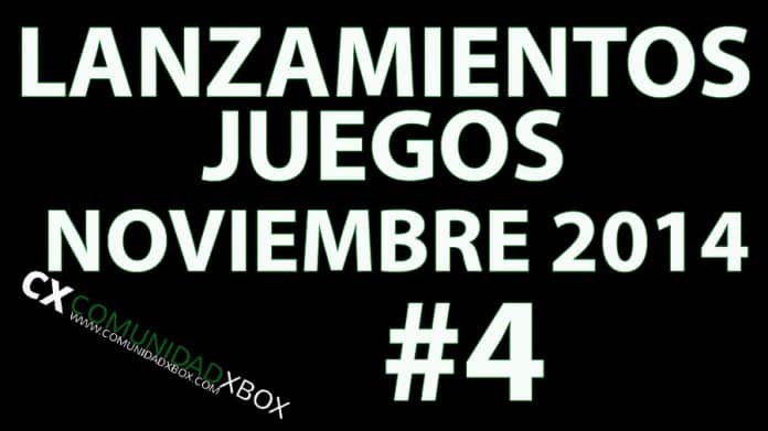 Lanzamientos de noviembre