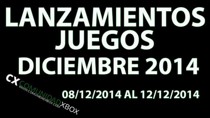 Lanzamientos juegos en Diciembre