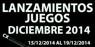 Lanzamientos Diciembre 2014