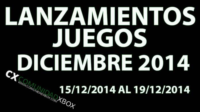 Lanzamientos Diciembre 2014