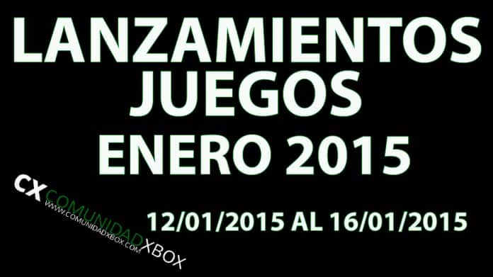Lanzamientos juegos enero 2015