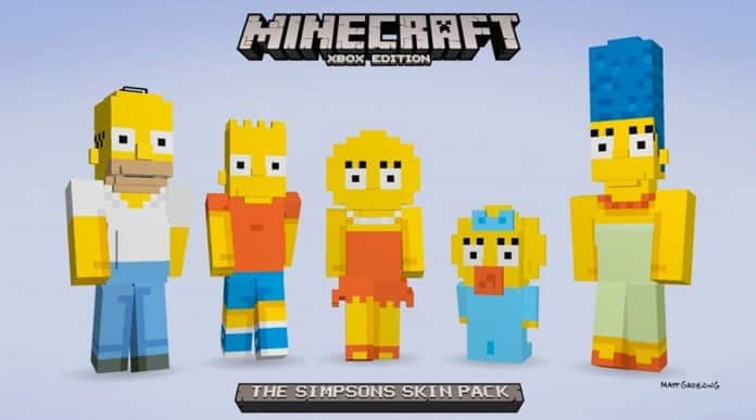 Los Simpsons en Minecraft