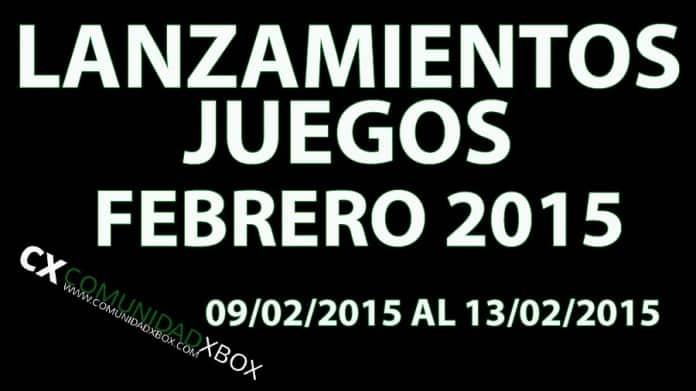 Lanzamientos juegos en febrero 2015