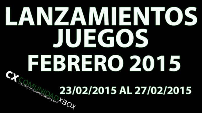 Lanzamientos de videojuegos en Febrero
