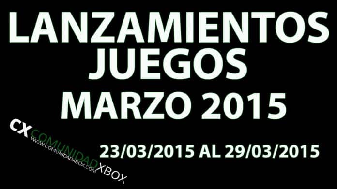 Lanzamientos de marzo de 2015