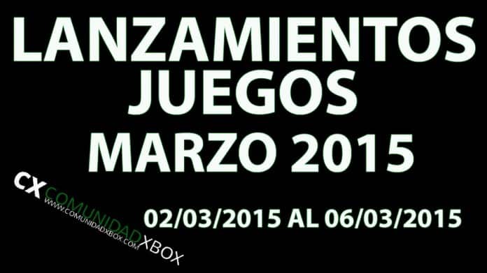 Lanzamientos videojuegos Marzo 2015