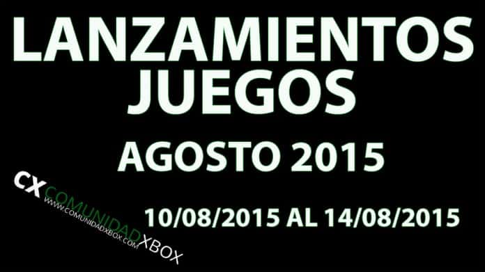 Lanzamientos Agosto 2015