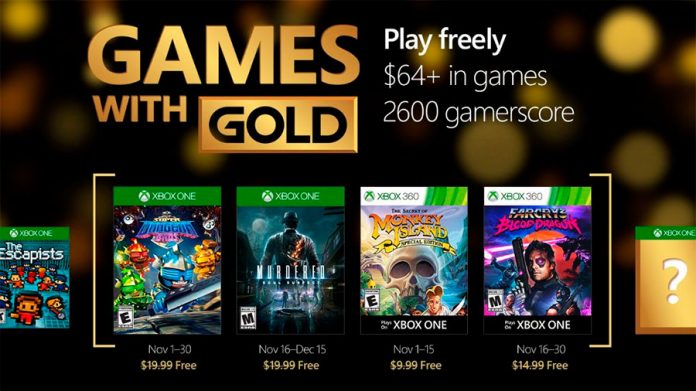 Games With Gold de noviembre de 2016