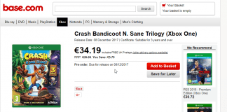 Crash Bandicoo N Sane Trilogy