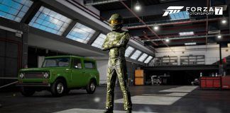 Mono y casco del Jefe Maestro y Halo para pilotos en Forza 7