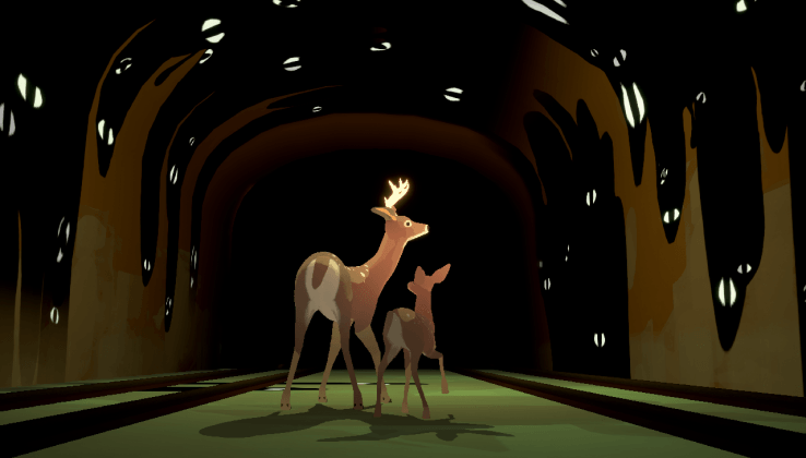 way to the woods