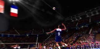 spike volleyball