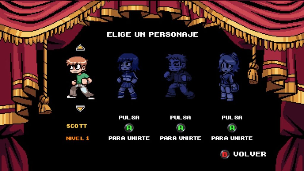 Scott Pilgrim vs. The World™ The Game – Complete Edition selección personajes