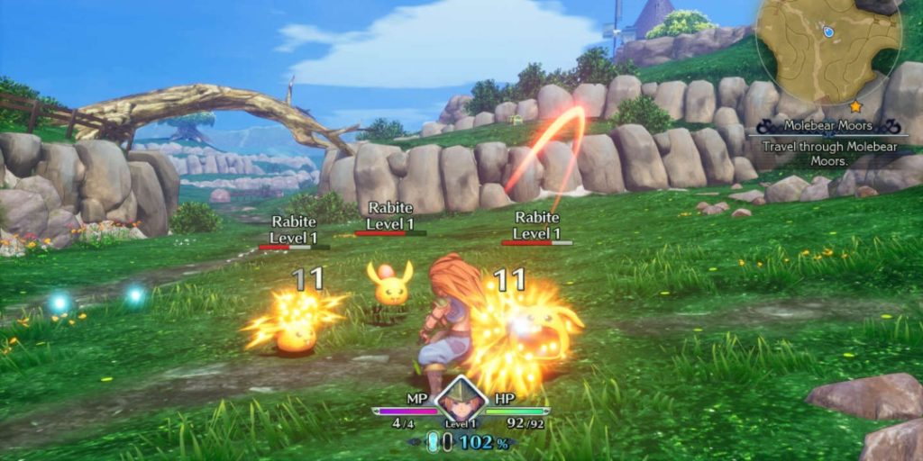 Trials of Mana gameplay