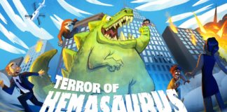 Terror of Hemasaurus lanzamiento portada
