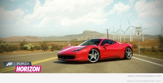 Forza Horizon Ferrari Italia Wallpaper