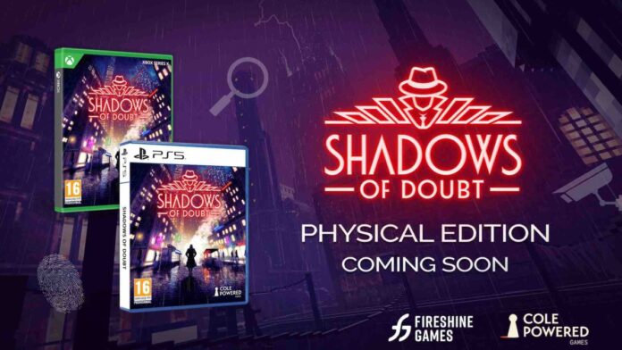 Shadows of Doubt edición física portada