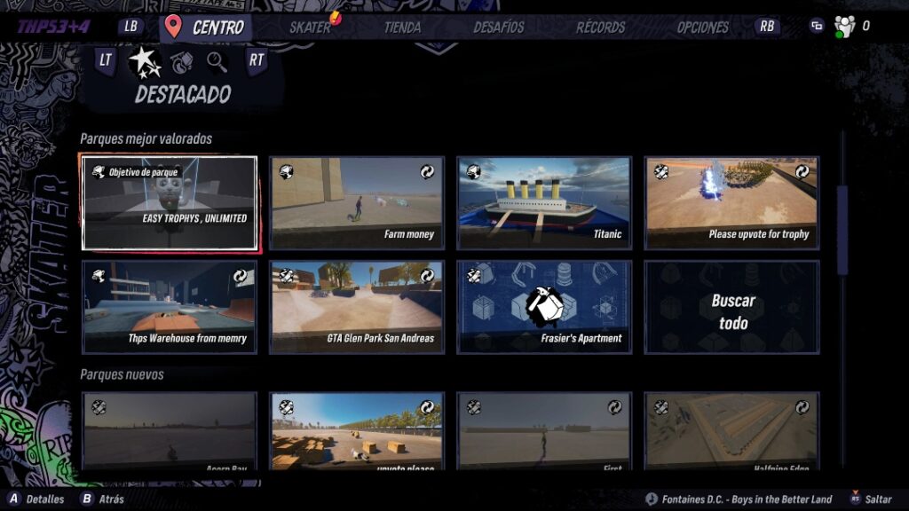 Tony Hawk's Pro Skater 3+4 análisis editor