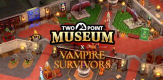 Two Point Museum x Vampire Survivors portada