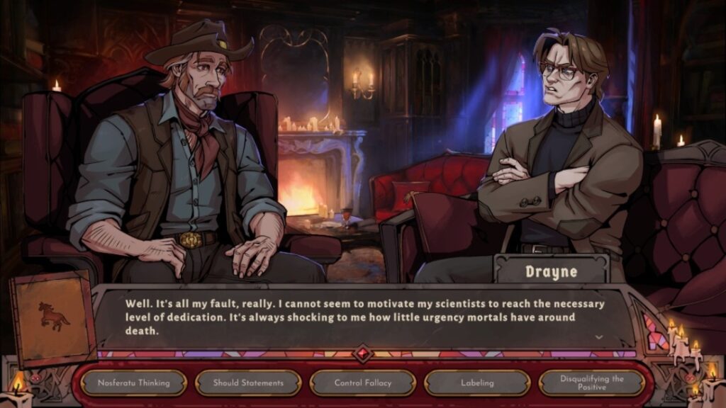 Vampire Therapist análisis distorsiones