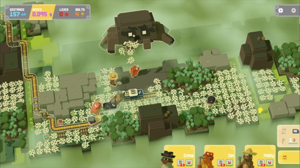 Unrailed 2 Back on Track lanzamiento gameplay