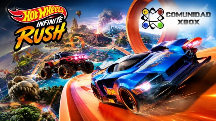 Hot Wheels Infinite Rush keyart Hot Wheels Infinite Rush