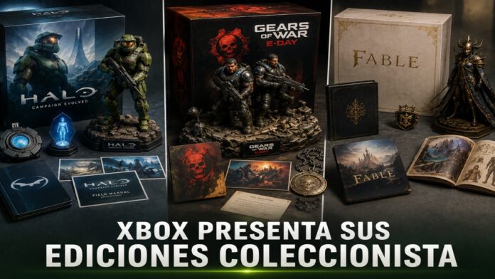 ediciones coleccionista gears fable y halo