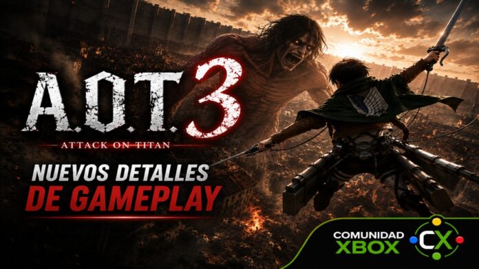 attack on titan 3 portada