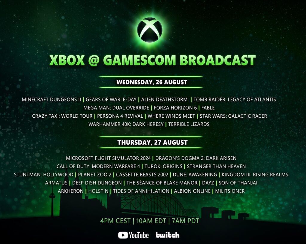 xbox gamescom 2026