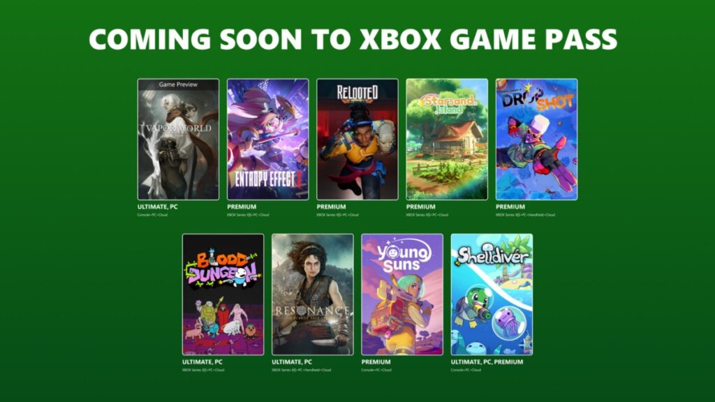 GAME PASS AGOSTO