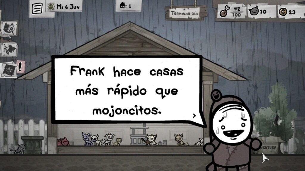 Mewgenics análisis Frank